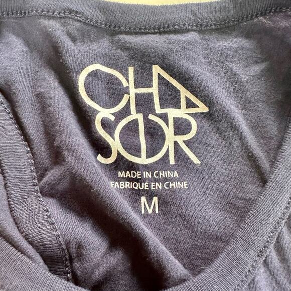 Chaser NWT Women's Medium Blue 100% Cotton Woodstock 1969 Rainbow Tank Top - Picture 4 of 8